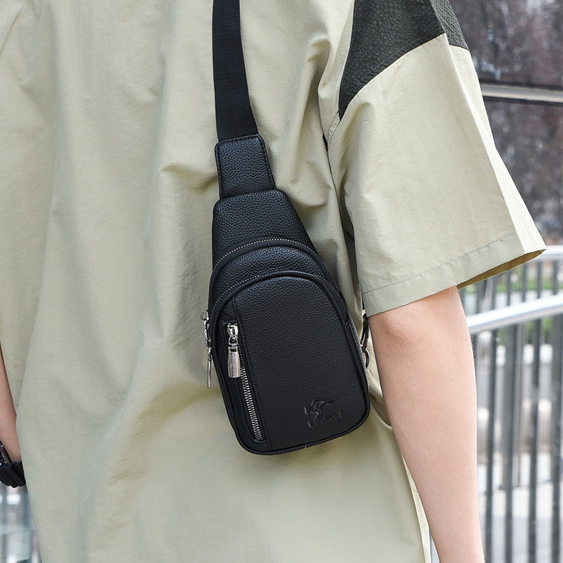 Men's Premium Crossbody Chest Bag with Casual Storage Design