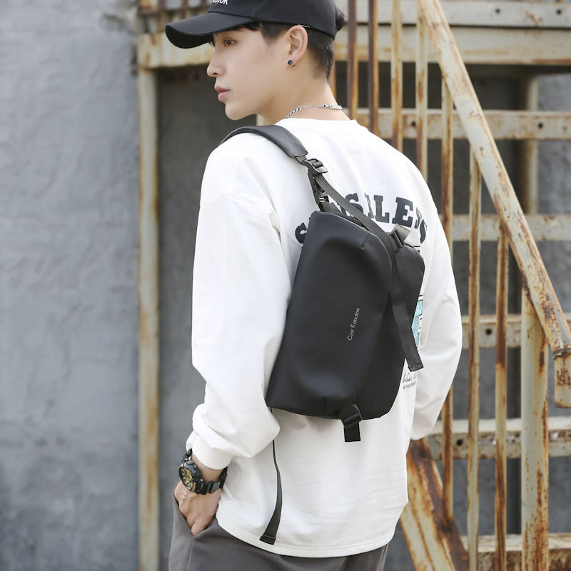 Men's Casual Riding Shoulder Bag with Messenger Design
