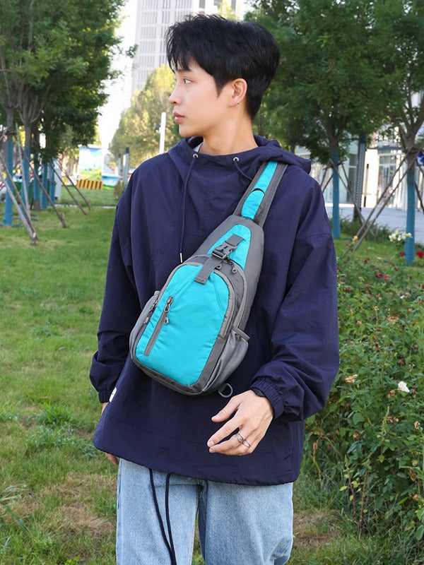 Water-Repellent Outdoor Crossbody Bag with Lightweight Storage