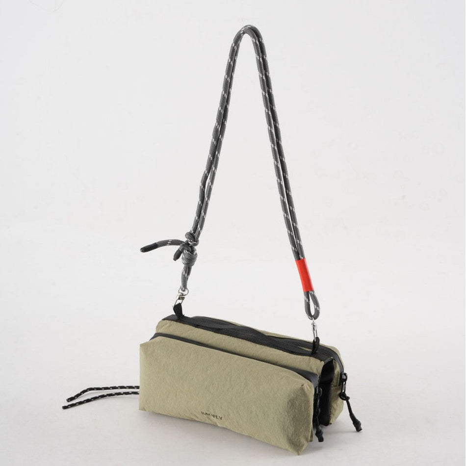 Men's Nylon Water Bottle Crossbody Bag for Outdoor Activities