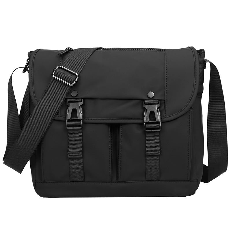 Men's Waterproof Messenger Bag with Business Commuter Design