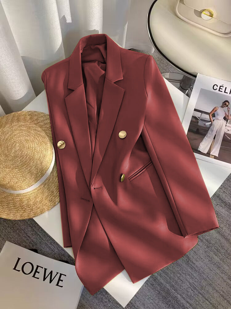 Women's Slim Suit Blazer Jacket for Commuter Style