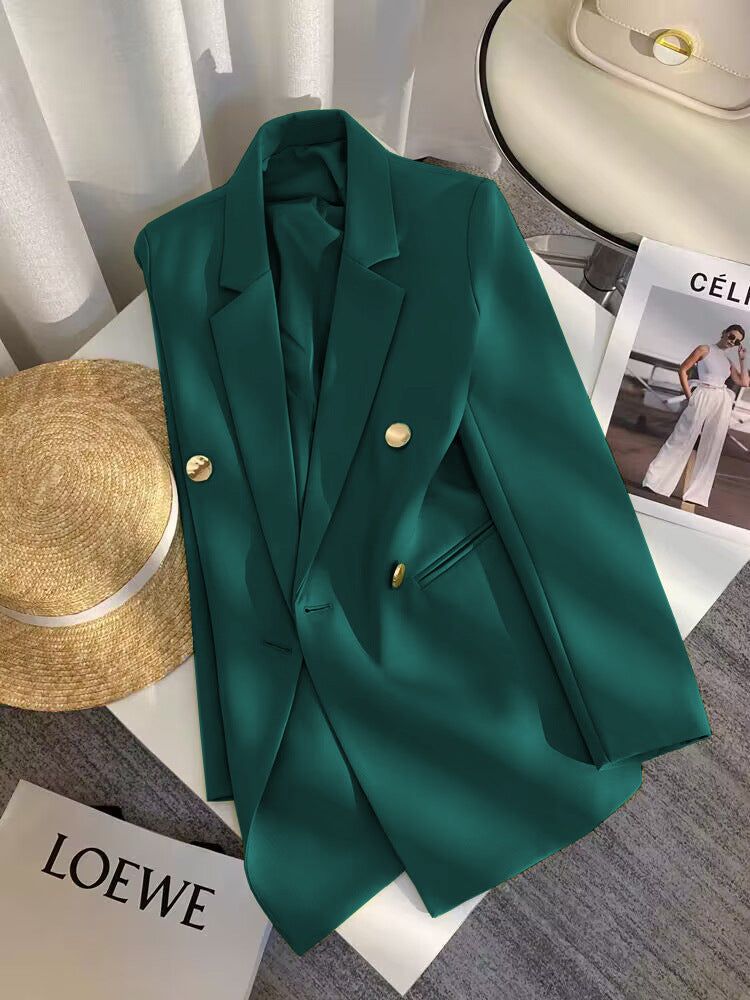 Women's Slim Suit Blazer Jacket for Commuter Style