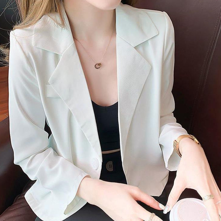 Women's Long Sleeve Tailored Blazer Jacket for Everyday Wear
