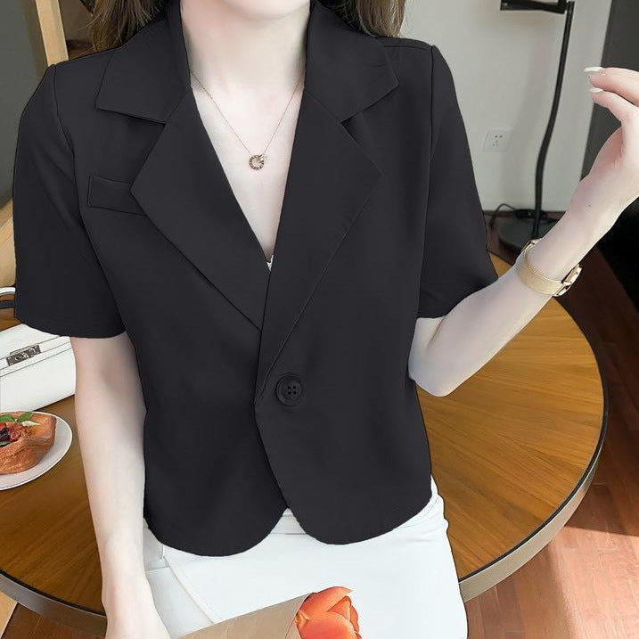 Women's Long Sleeve Tailored Blazer Jacket for Everyday Wear
