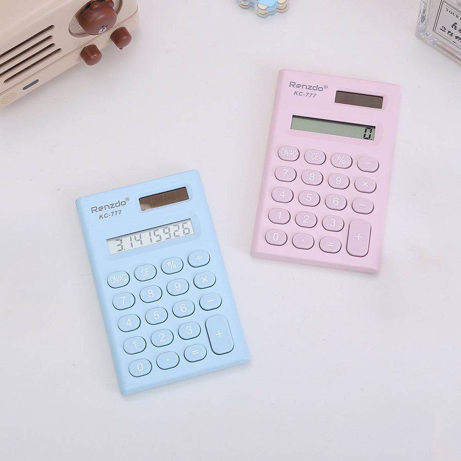 Portable 8-Digit Calculator – Cute Mini Calculator for Students