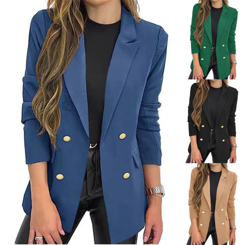 Women's Slim Fit Blazer Jacket with Elegant Tailored Design