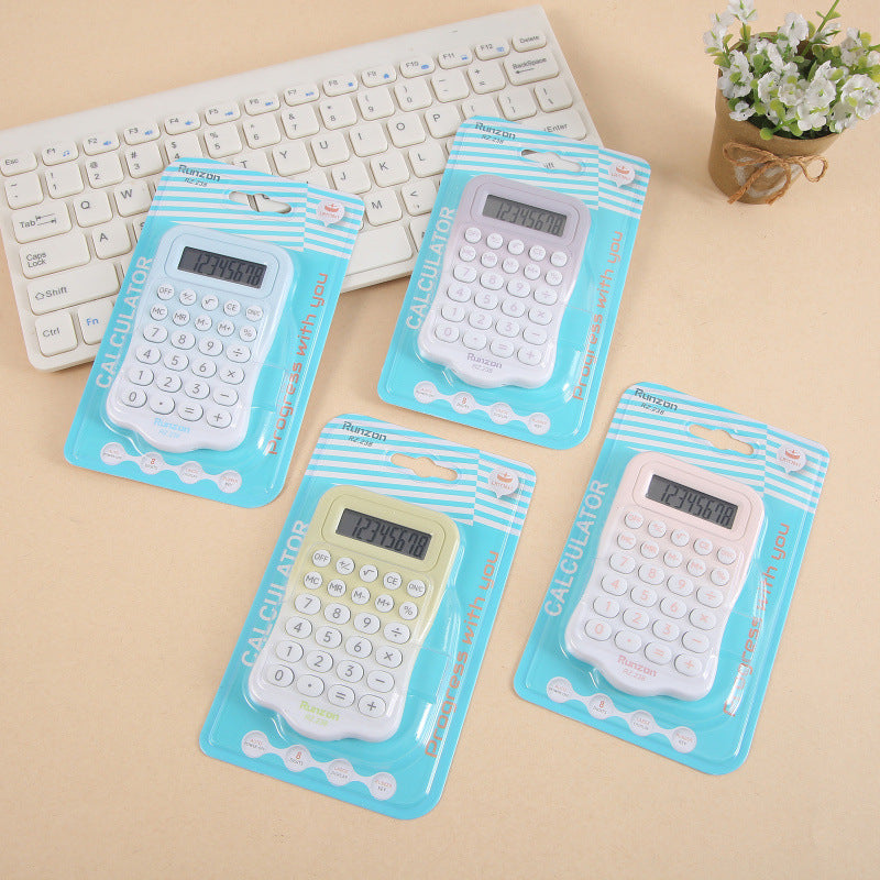 Mini Portable Calculator – Gradient Color Handheld Calculator for