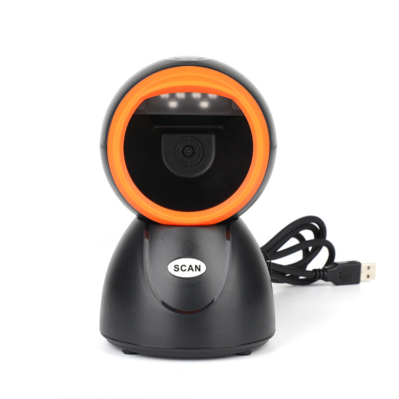 Kefar Omnidirectional 2D Barcode Scanner – Hands-Free Desktop