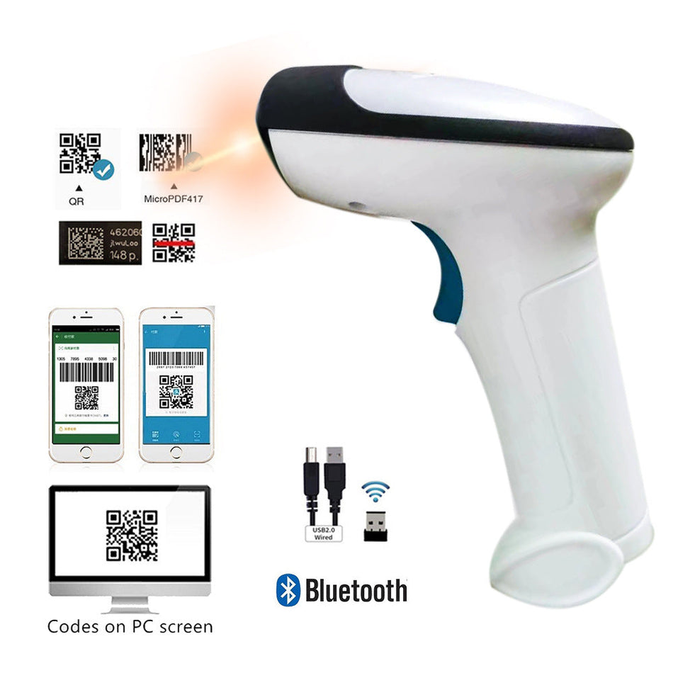 Kefar 2D Wired & Wireless Barcode Scanner – Automatic Barcode