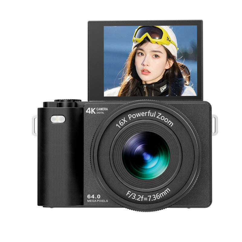 Dual Camera HD Digital Camera – Flip Screen Selfie & Video Camera