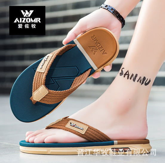 Aizomr EVA Quick-Drying Non-Slip Flip-Flops with Custom Logo