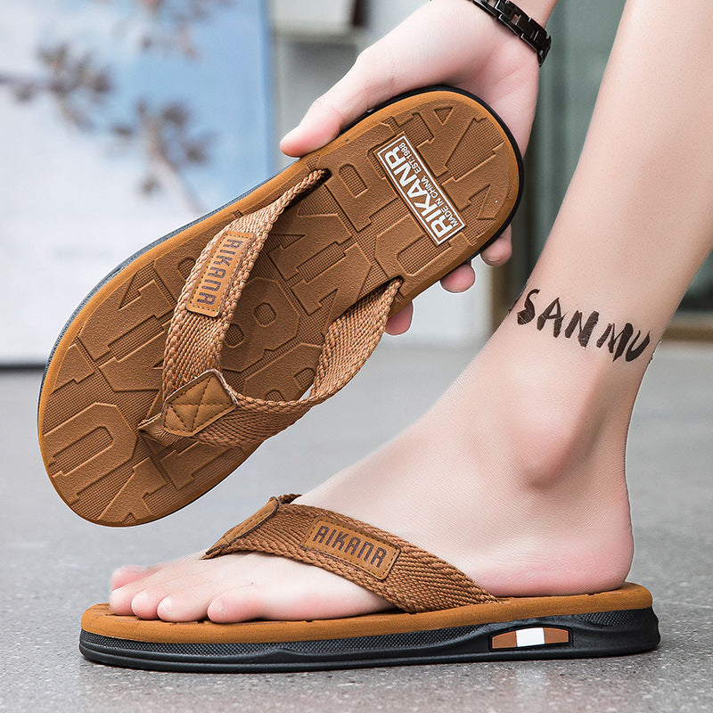 Aizomr Premium EVA Quick-Drying Non-Slip Flip-Flops with Logo