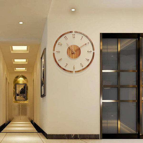 Modern Nordic Acrylic Wall Clock – Silent Round Decorative Clock