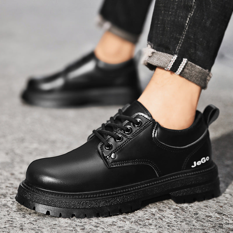 Men's Vintage Low-Top Martin Boots Casual Leather Shoes