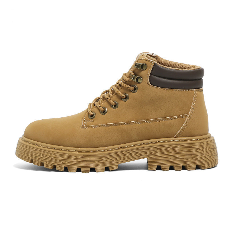 Men's Thick-Sole British Style Martin Hiking Boots