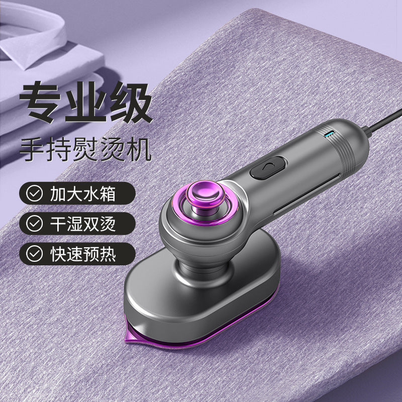 Mini Foldable Wet & Dry Steam Iron with Rotary Handle for Travel
