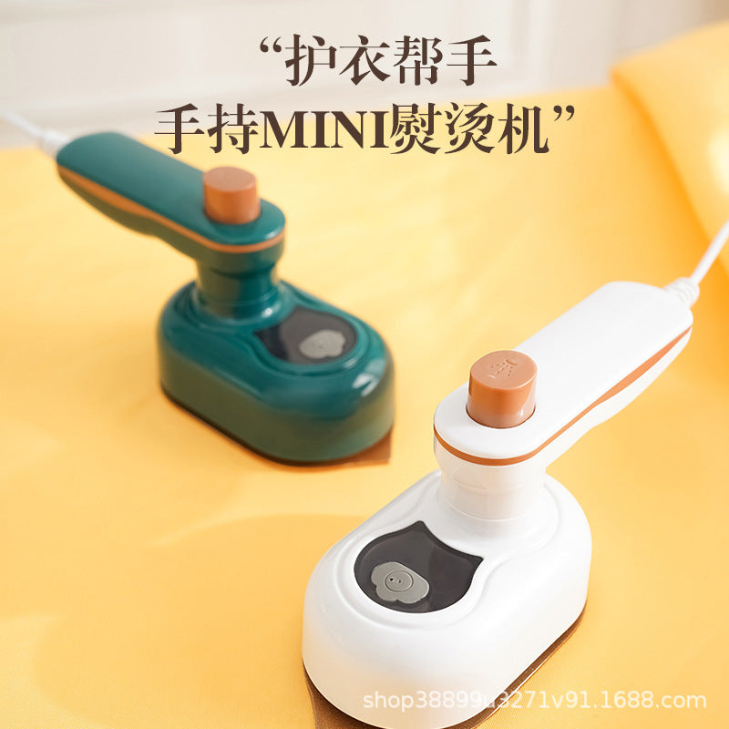 Foldable Mini Handheld Steam Iron with Rotary Handle for Travel