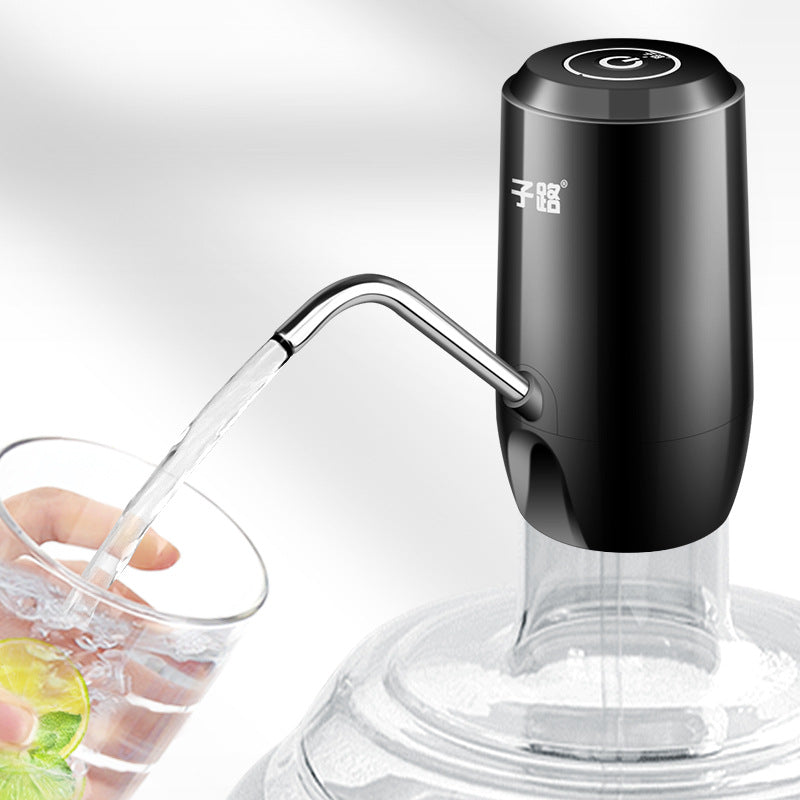 Rechargeable Electric Bottled Water Pump with Dual Outlet Design