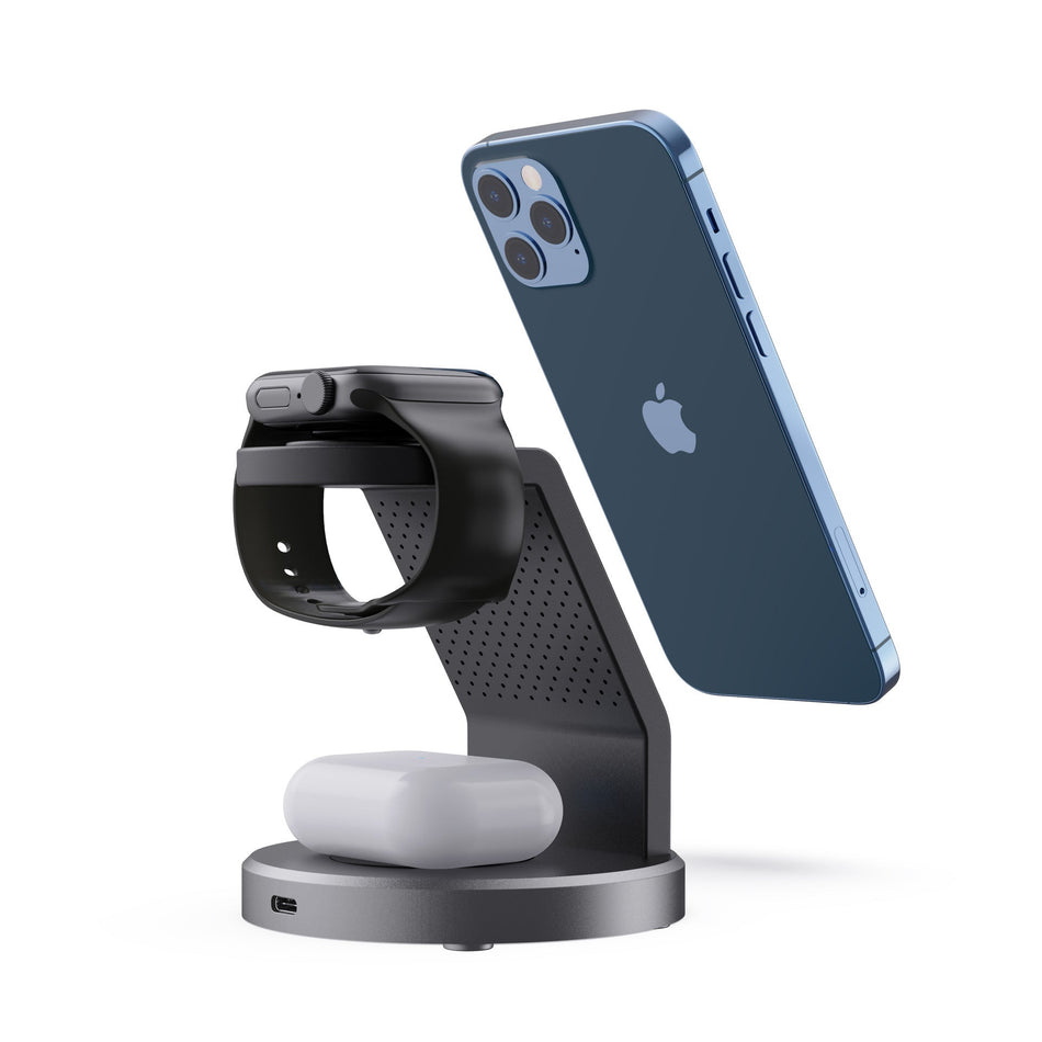 3-in-1 MagSafe Magnetic Wireless Charger
