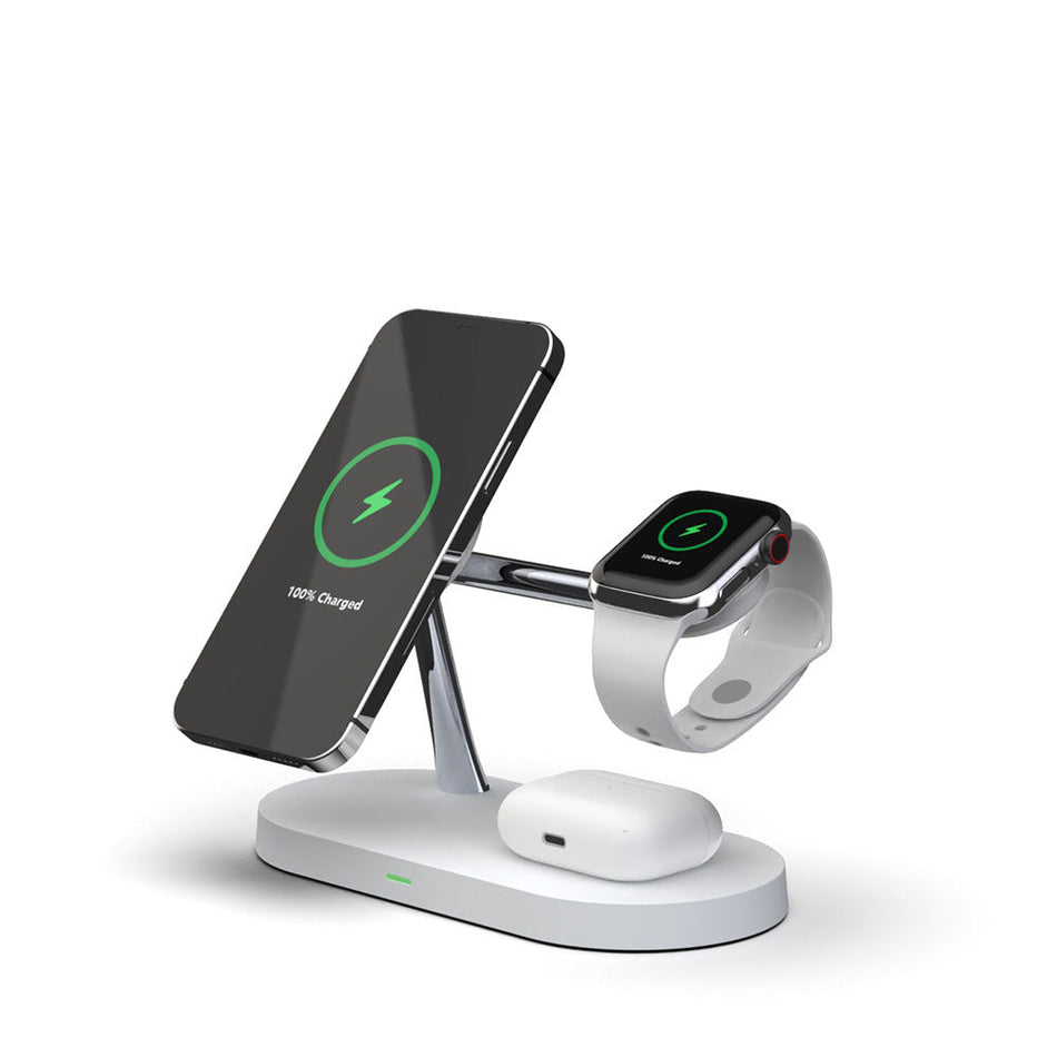 Magnetic 3-in-1 Wireless Charging Station