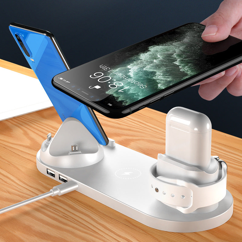 Multi-function six-in-one wireless charger