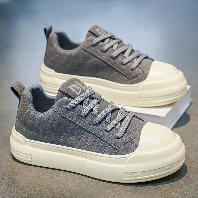 Men's Printed Breathable Low-Top Casual Sports Sneakers