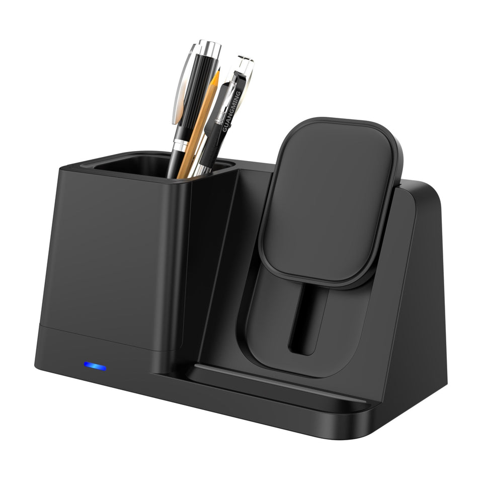 Wireless Charging Pen Holder with LED Logo