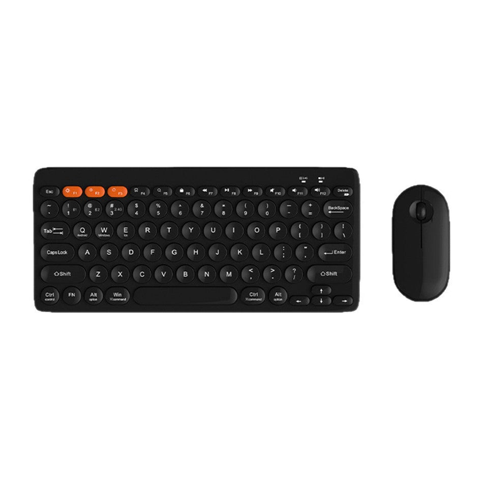 Dual-Mode Wireless Bluetooth Keyboard & Mouse Combo