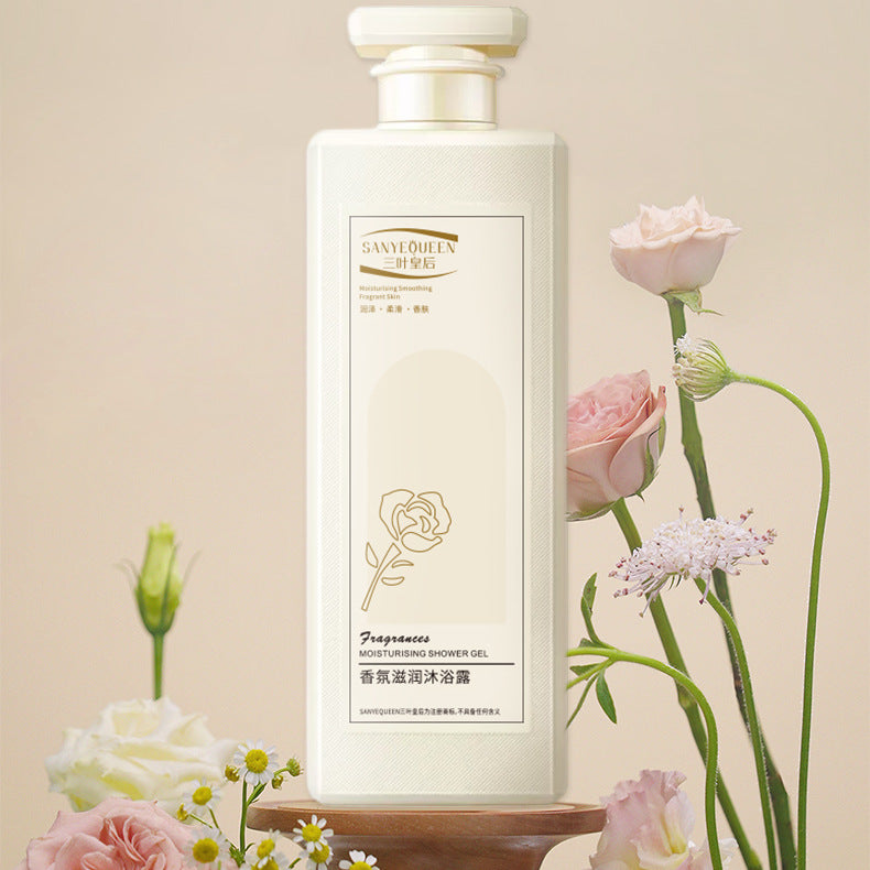 Three-Leaf Queen Fragrance Shower Gel with Moisturizing Care