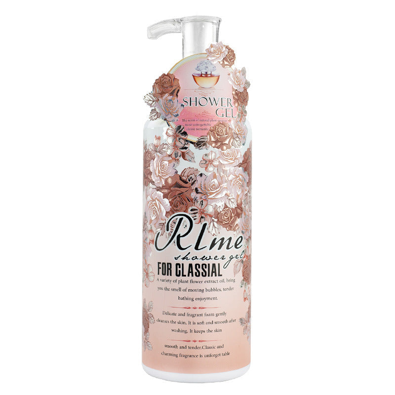 Delis Floral Fragrance Shower Gel Large Capacity Moisturizing