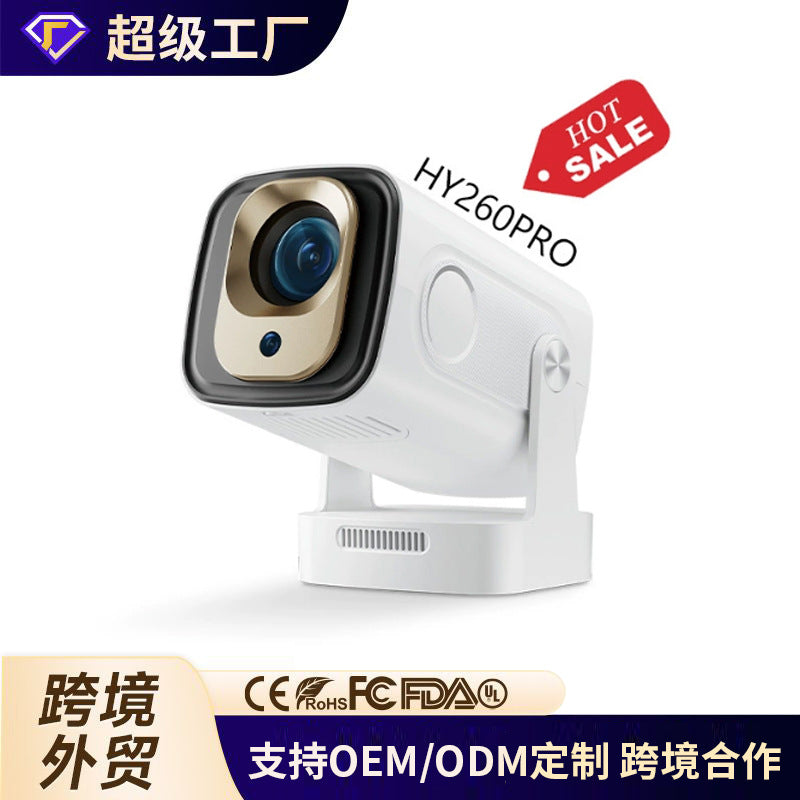 HY260 Pro 1080P Portable Mini 4K Short Throw Home Projector