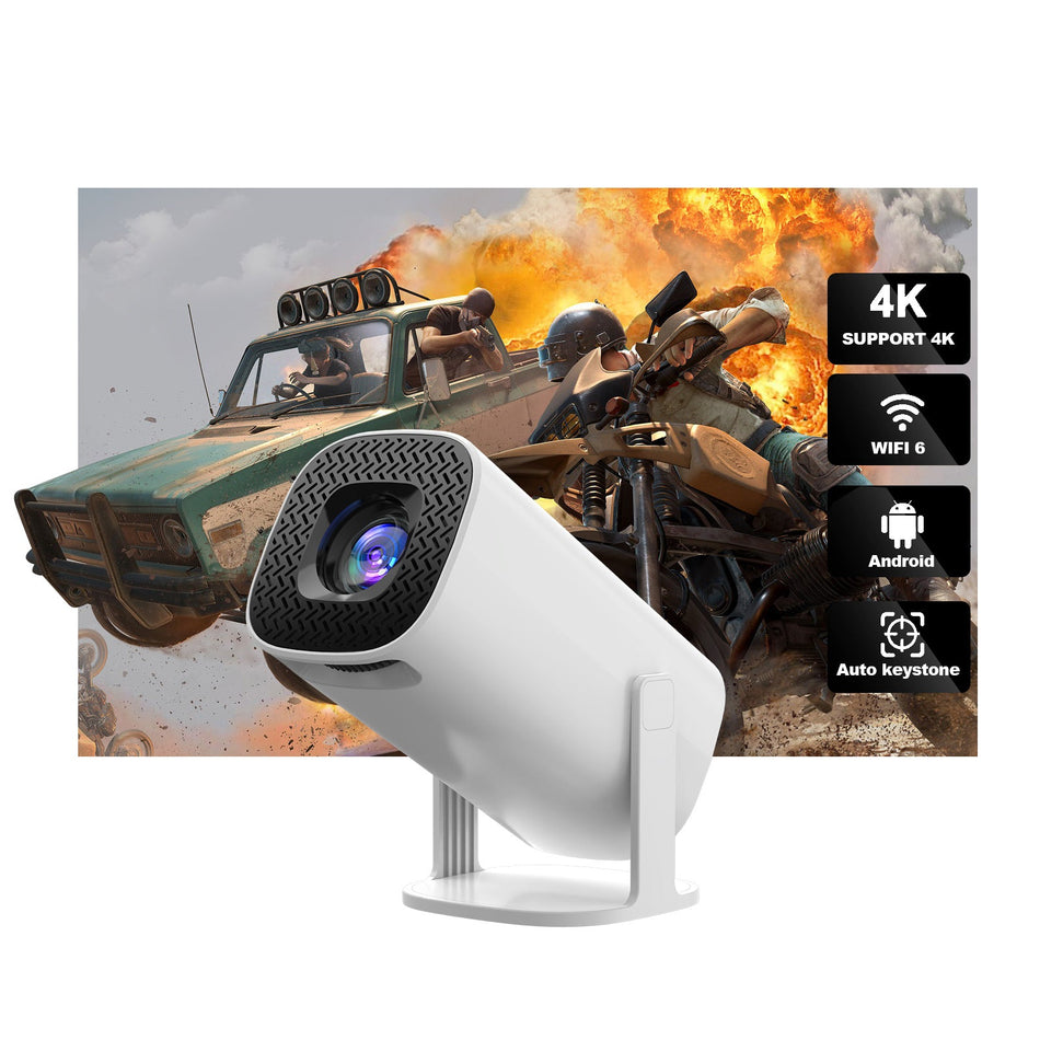 P30 Max Portable Smart Projector with Android 11 and HD Support