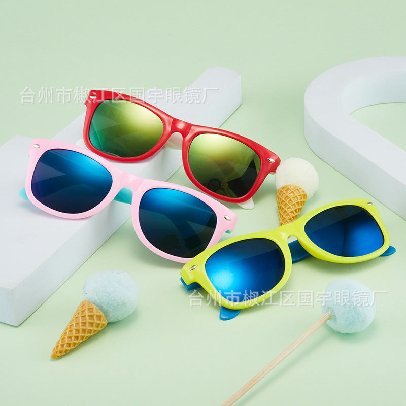 Kids Retro UV Protection Sunglasses – Fashion Round Sunglasses