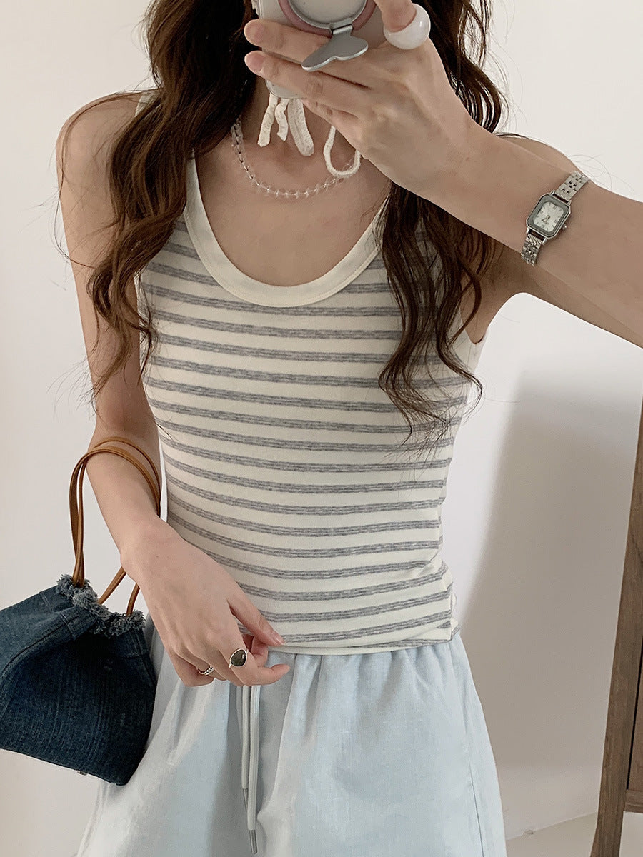 Women's Modal Blend Wide-Strap Camisole Tank Top