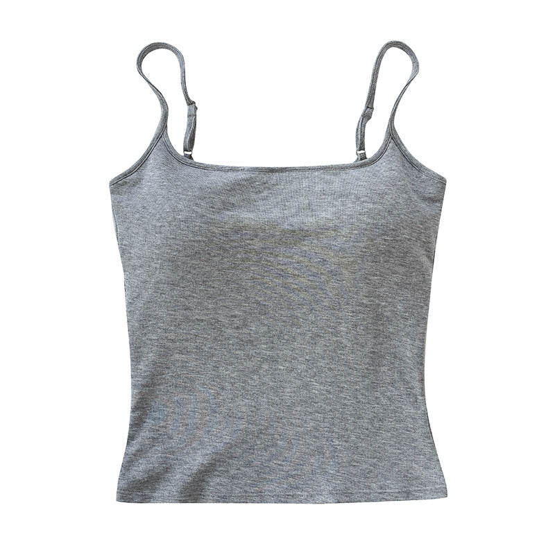 Women's Cartoon Print Padded Camisole Tank Top