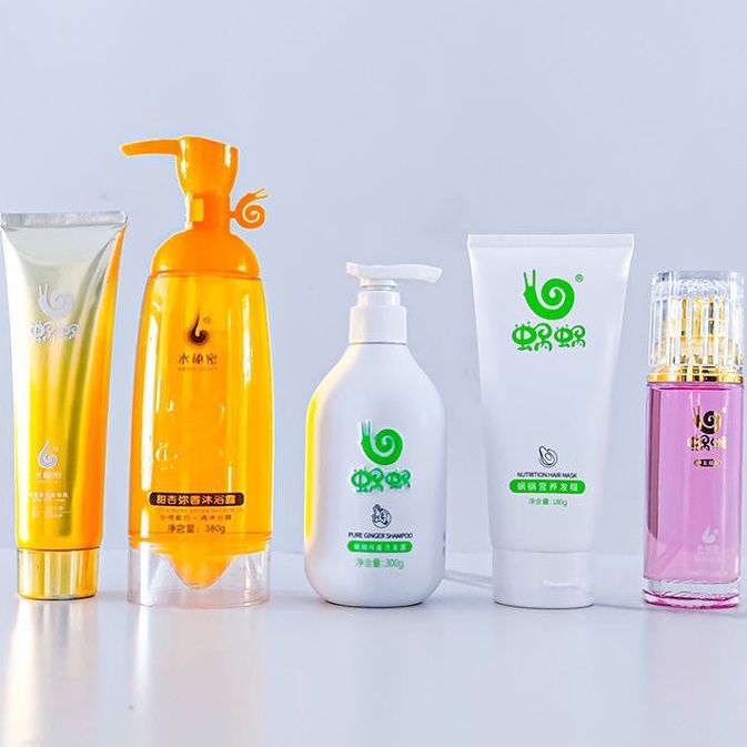 Snail Hair Care Shampoo & Shower Set with Rose Essential Oil