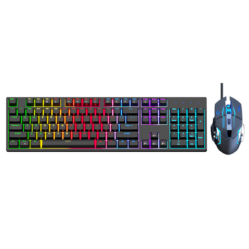 104-Key RGB Mechanical Keyboard with Blue Switches