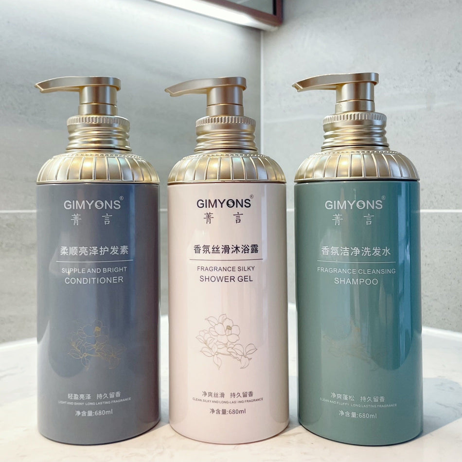 Jingyan Fragrance Hair & Body Care Set – Nourishing Shampoo &