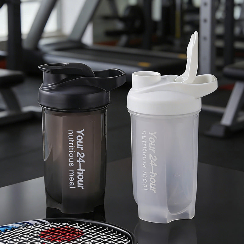 Fitness Shaker Cup with Scale - Protein Mixing Bottle