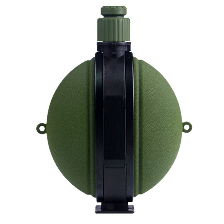 Foldable Silicone Water Bottle with Compass - Outdoor