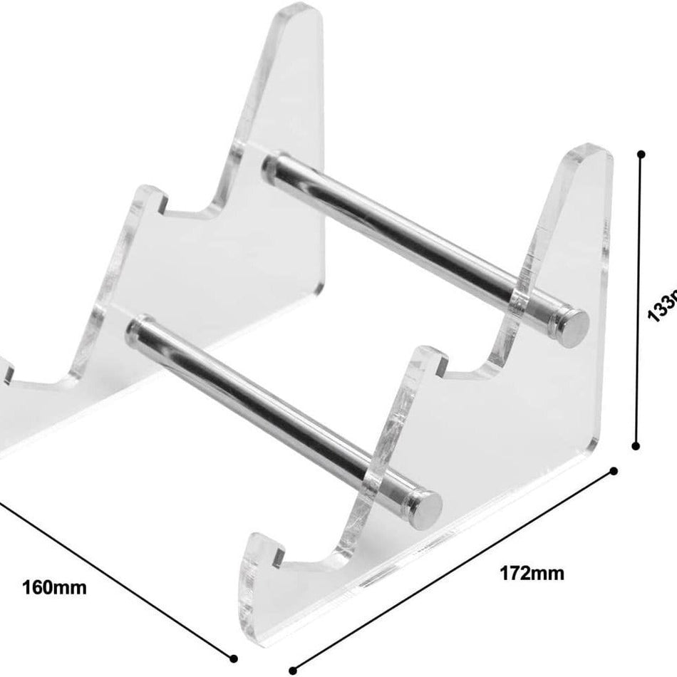 Transparent Ergonomic Keyboard Riser for Desktop Keyboards