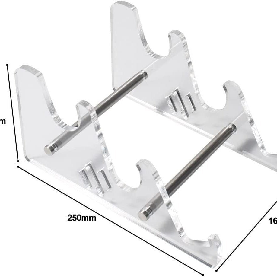 Transparent Ergonomic Keyboard Riser for Desktop Keyboards