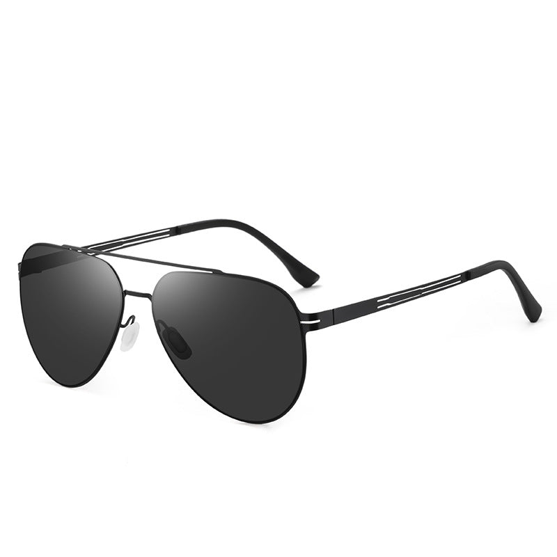 Metal Aviator Sunglasses UV400 Retro Driving Glasses for Men