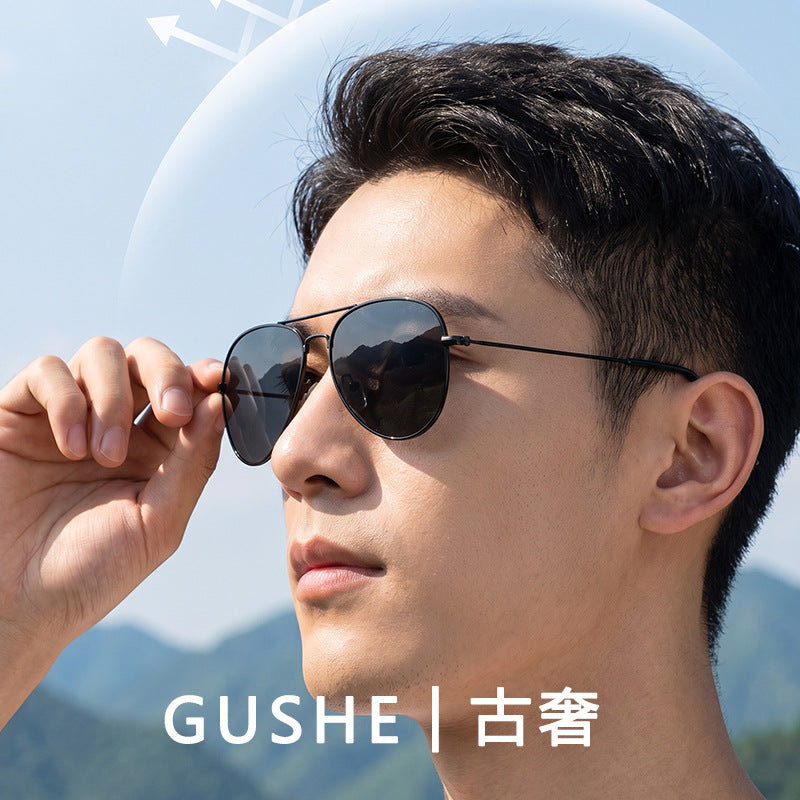 Metal Polarized Sunglasses UV400 Fashion Glasses for Men