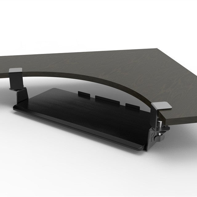 No-Drill Under Desk Keyboard Tray