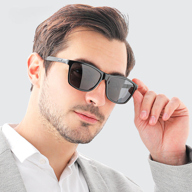 Polarized Sunglasses UV400 Aluminum Alloy Fashion Glasses Men
