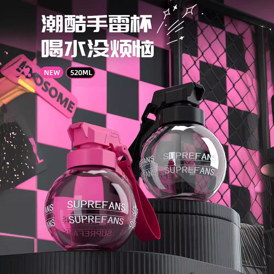 North Krypton Cartoon Grenade Water Bottle - 520ml