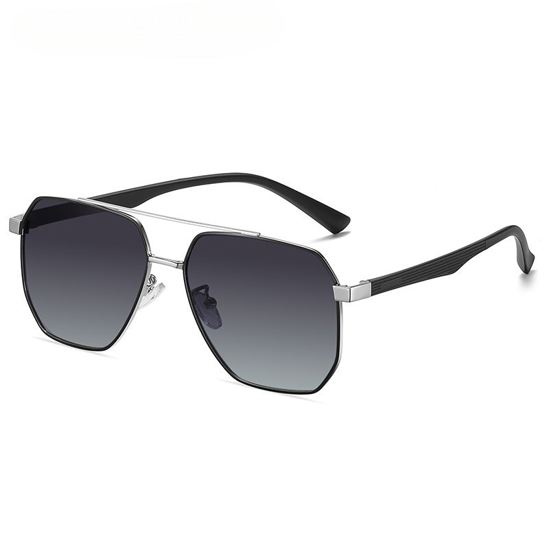 Polarized Square Sunglasses UV400 Color Changing Glasses Men