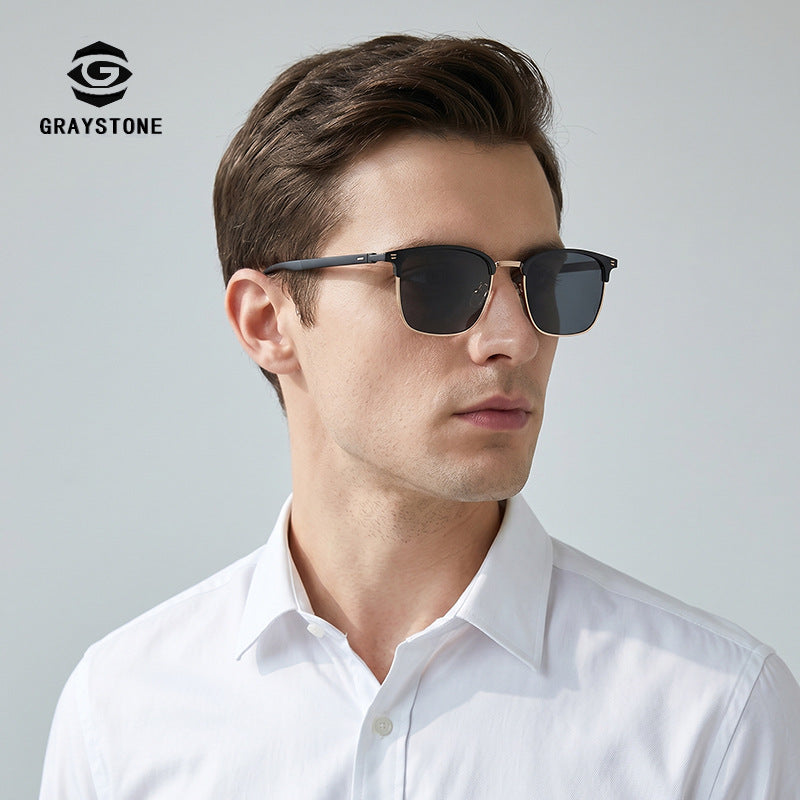 TR90 Polarized Square Sunglasses UV400 Driving Glasses Unisex
